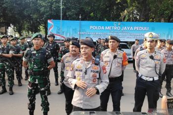 Polisi gelar patroli gabungan dalam rangka Operasi Lilin Jaya 2025