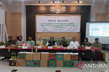 BBPOM Serang sita ratusan ribu obat dan makanan ilegal sepanjang 2025