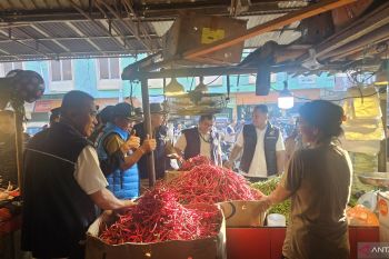 Satgas Pangan Jambi sidak Pasar Angso Duo