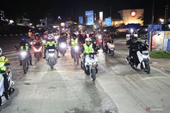 Polda Sultra patroli skala besar jaga kenyamanan warga saat Natal dan Tahun Baru