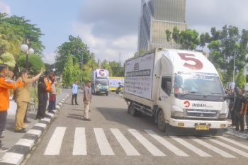 Dilepas di Pekanbaru, 75 ton bantuan Dompet Dhuafa dari Indonesia, Hongkong dan Jepang dikirim ke Aceh