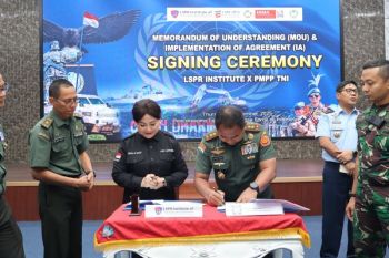 LSPR-PMPP TNI melakukan penguatan pembekalan Kontingen Garuda