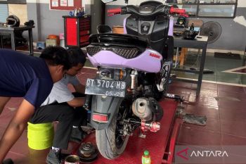 BPVP Kendari servis motor gratis pemudik Natal