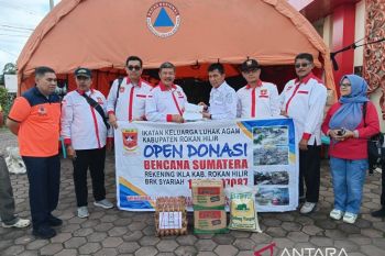 IKLA Rokan Hilir bantu korban bencana di Agam