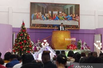 Ibadah Malam Kudus di Kabupaten Jayawijaya berjalan aman, lancar dan tertib