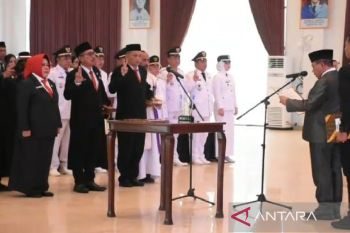 Jelang tutup tahun, Bupati Kapuas lantik 71 pejabat