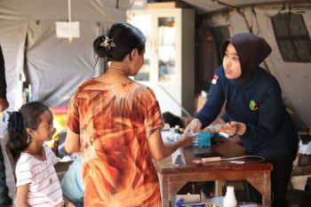 Posko kesehatan Polri di daerah bencana fokuskan pencegahan ISPA