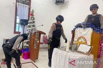 Polres Bangka Selatan amankan 12 gereja saat perayaan Natal 2025