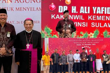 Kemenag Sulsel apresiasi peran Keuskupan Agung Makassar jaga kerukunan beragama