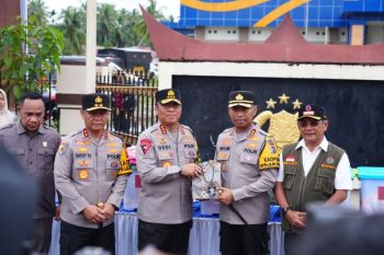 Wakapolri tinjau dan pastikan percepatan pemulihan infrastruktur pascabanjir