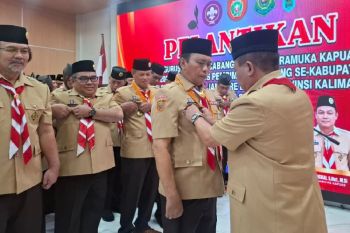 Bupati Kapuas minta camat perkuat sinergi pembinaan Pramuka