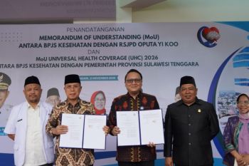 Pemprov dan BPJS Kesehatan sepakat tingkatkan UHC 2026 di Sultra