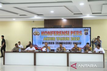 Kapolres Inhu AKBP paparkan hasil kinerja selama 2025