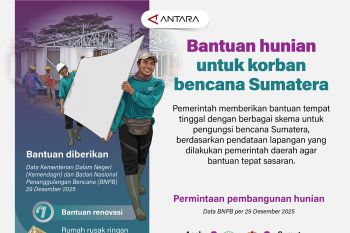 Bantuan hunian untuk korban banjir Sumatera