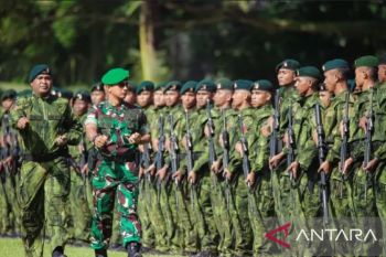 Jalankan misi Satgas Pamtas, 450 prajurit Kodam Pattimura rampungkan misi amankan perbatasan RI-PNG