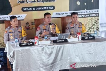 Polda Sumut ungkap 1,6 ton sabu selama 2025