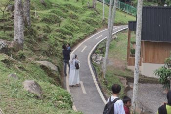 Pengunjung taman penangkaran rusa Tahura Wan Abdul Rachman naik jadi 6.500 orang