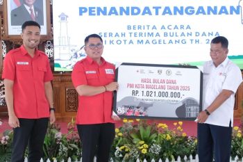 Wali Kota Magelang harapkan dana PMI dikelola secara transparan