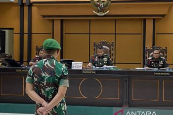 Danki A Yonif 834 Lettu Ahmad Faisal divonis 8 tahun penjara disertai pemecatan