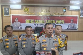 Polres Pasaman Barat catat gangguan Kamtibmas turun selama 2025