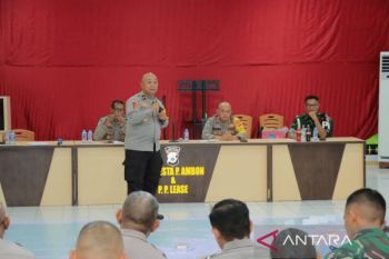 Polresta Ambon siapkan 780 personel amankan malam pergantian tahun