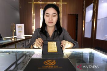 Harga emas batangan di Pegadaian Selasa pagi naik