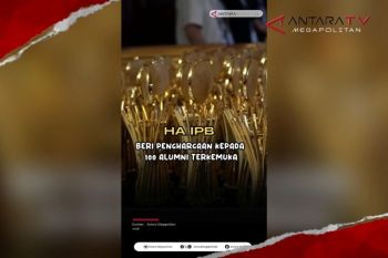 HA IPB beri penghargaan kepada 100 alumni terkemuka