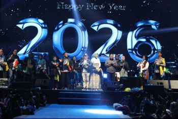 Doa dan konser amal warnai pergantian tahun di Kalimantan Tengah