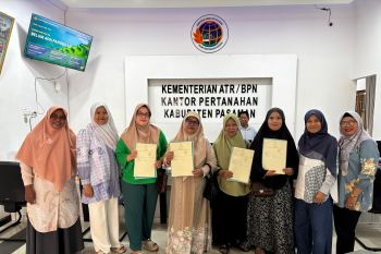 Kantor Pertanahan Pasaman awali 2026 dengan pembukaan layanan dan penyerahan Sertipikat PTSL