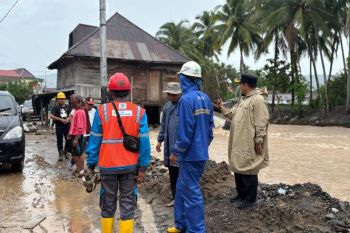 Sejumlah rumah warga kembali terendam banjir di Solok, Sumbar