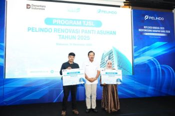 Pelindo santuni 150 anak yatim piatu di Makassar