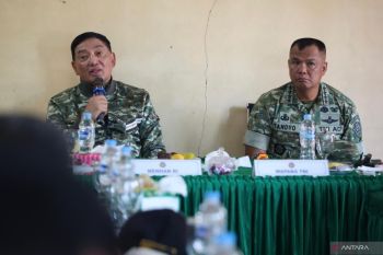 Sjafrie Sjamsoeddin  pimpin rapat koordinasi Satgas Kuala di Aceh Tamiang