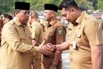 Apel perdana 2026, Wako Padang Panjang lantik 10 Pejabat Eselon II