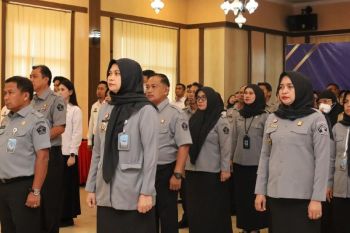 Awali 2026, Kanwil Kemenkum Jambi ikuti apel pagi bersama di lingkungan kementerian hukum
