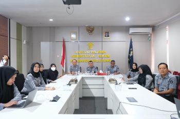 Kemenkum Babel ikuti konferensi pers UU KUHP