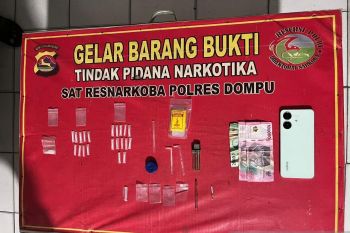 Polres Dompu bongkar rumah transaksi sabu, amankan enam pelaku termasukPelajar SMA