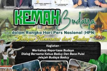 Kemah budaya HPN 2026 jadi sarana wartawan belajar kearifan Badui