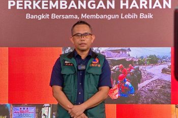 BNPB laporkan jumlah pengungsi bencana Sumatera terus turun