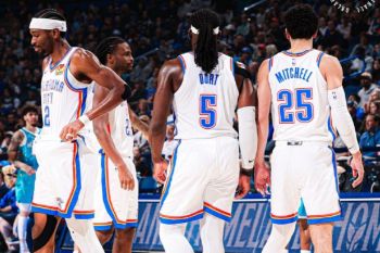 Hornets permalukan pemuncak NBA OKC Thunder 124-97 di kandang sendiri