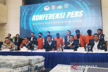 Polri membongkar kasus pendirian perusahaan fiktif untuk uang judol