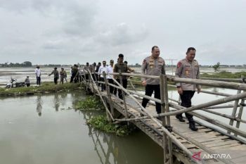 Dukung ekonomi masyarakat, Polda Metro Jaya bangun jembatan di Bekasi