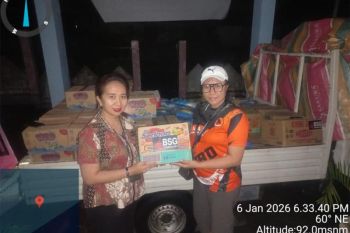 BSG salurkan bantuan bahan pokok bagi korban Banjir di Sitaro