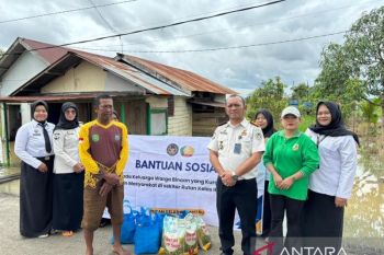 Rutan Rantau salurkan bantuan bagi warga terdampak banjir Tapin