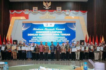 Lampung dan Jawa Tengah jalin kerja sama genjot pertumbuhan ekonomi