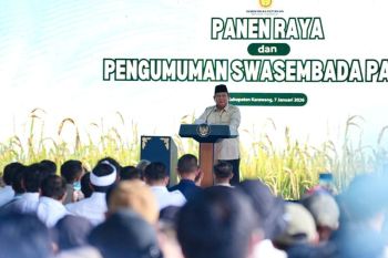 Prabowo: Petani miliki peran fundamental bagi bangsa Indonesia