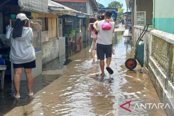 Banjir rob rendam sejmlah pusat pertokoan hingga rumah warga di Tanjungpinang