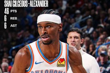 SGA cetak 46 poin, Thunder tekuk Jazz 129-125 di over time