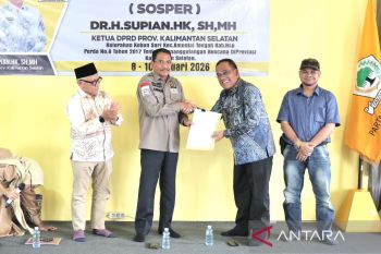 Ketua DPRD Kalsel sosialisasikan Perda penanggulangan bencana