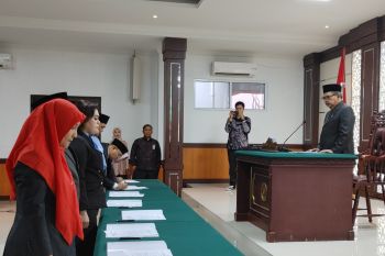 Ketua Pengadilan Negeri se-Provinsi Sumbar deklarasikan janji antikorupsi