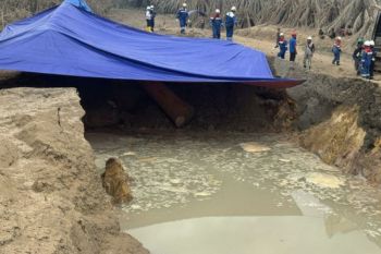 Pipa gas PT TGI meledak di Indragiri Hulu, lima rumah warga alami kerusakan